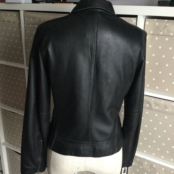 ISAAC MIZRAHI 100% genuine leather women jacket size S - Picture 2 of 9
